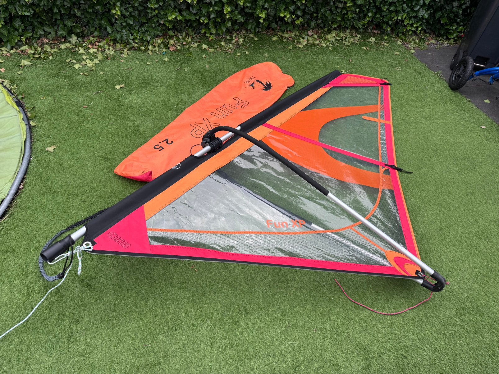 Fun XP 2,5m kinderzeil, Watersport en Boten, Ophalen, Zo goed als nieuw, Zeil