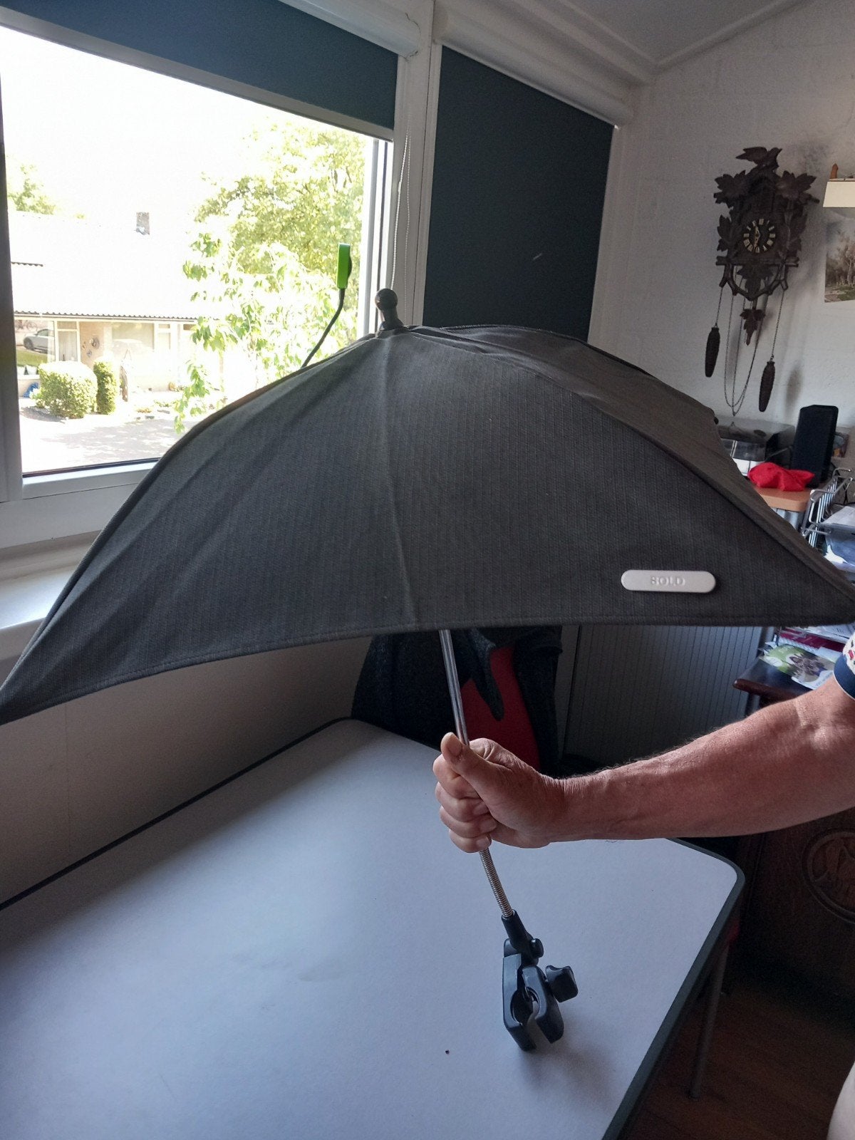 parasol voor de kinderwagen,merk mutsy (bold), Ophalen of Verzenden, Zo goed als nieuw, Overige merken