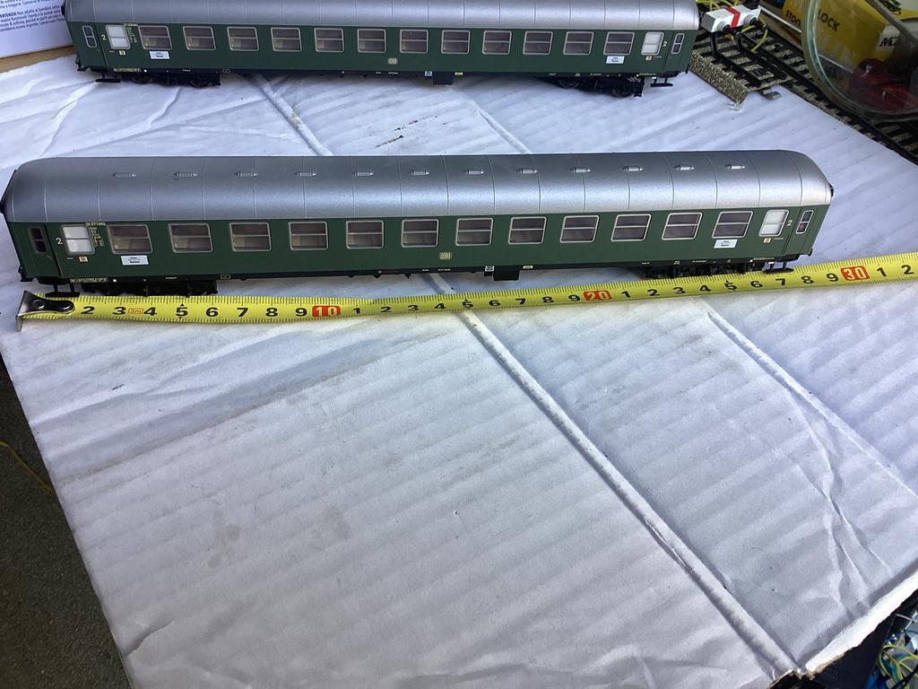 Marklin DB 2de klas rijtuig lob 28,2 cm nieuwstaat, Wisselstroom, Wagon, Ophalen of Verzenden, Zo goed als nieuw