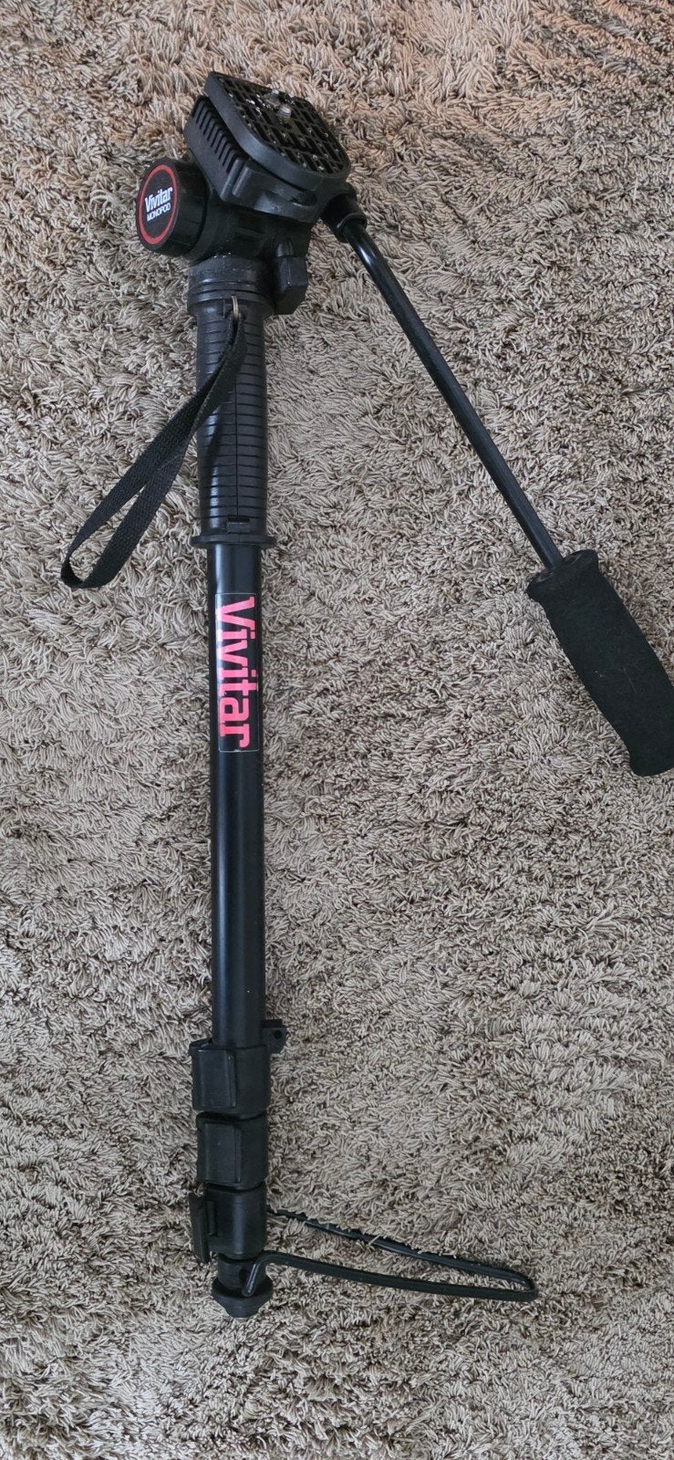 Vivitar Monopod met vloeistofkop - Gebruikt, Eenpoot, Ophalen of Verzenden, Gebruikt, Overige merken