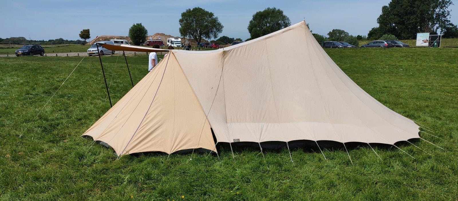 De Waard tent Albatros, Ophalen, Gebruikt
