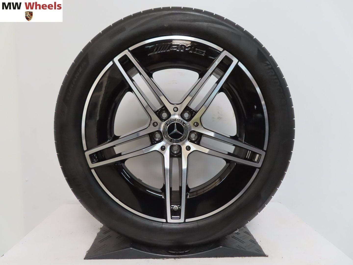 Mercedes E klasse W214 AMG 19 inch velgen met zomerbanden, 19 inch, Gebruikt, -, -