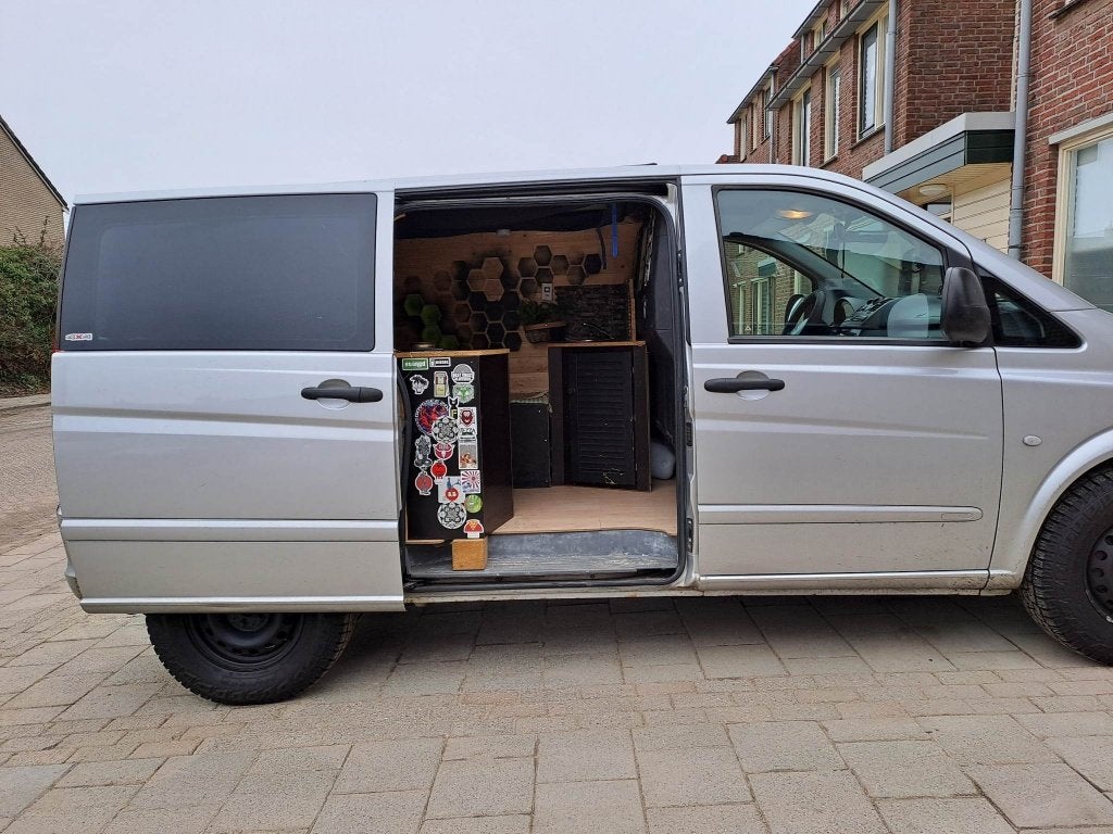 kampeerbus Mercedes-Benz Mercedes VITO  Grijs, Auto's, Mercedes-Benz, Particulier, Vito, Diesel, Euro 3, Overige carrosserieën