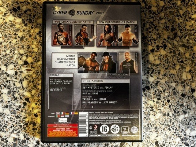 WWE Cyber Sunday 2007, Engels, Nederlands, Overige typen, Ophalen of Verzenden