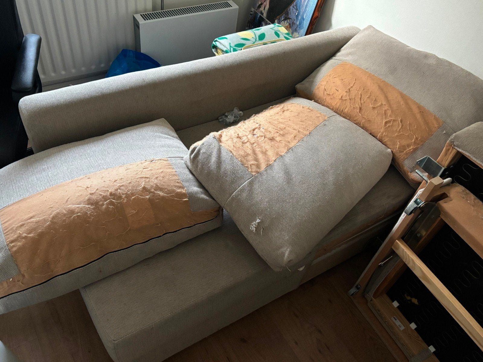 Ikea Friheten hoekslaapbank met gebruikerssporen, Ophalen, Gebruikt, Hoekbank, Driepersoons