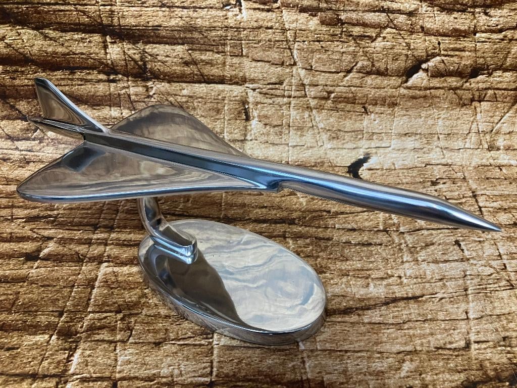Concorde Aluminium Sculptuur, Verzamelen, Luchtvaart en Vliegtuigspotten, Schaalmodel, Nieuw, Ophalen of Verzenden, Nvt