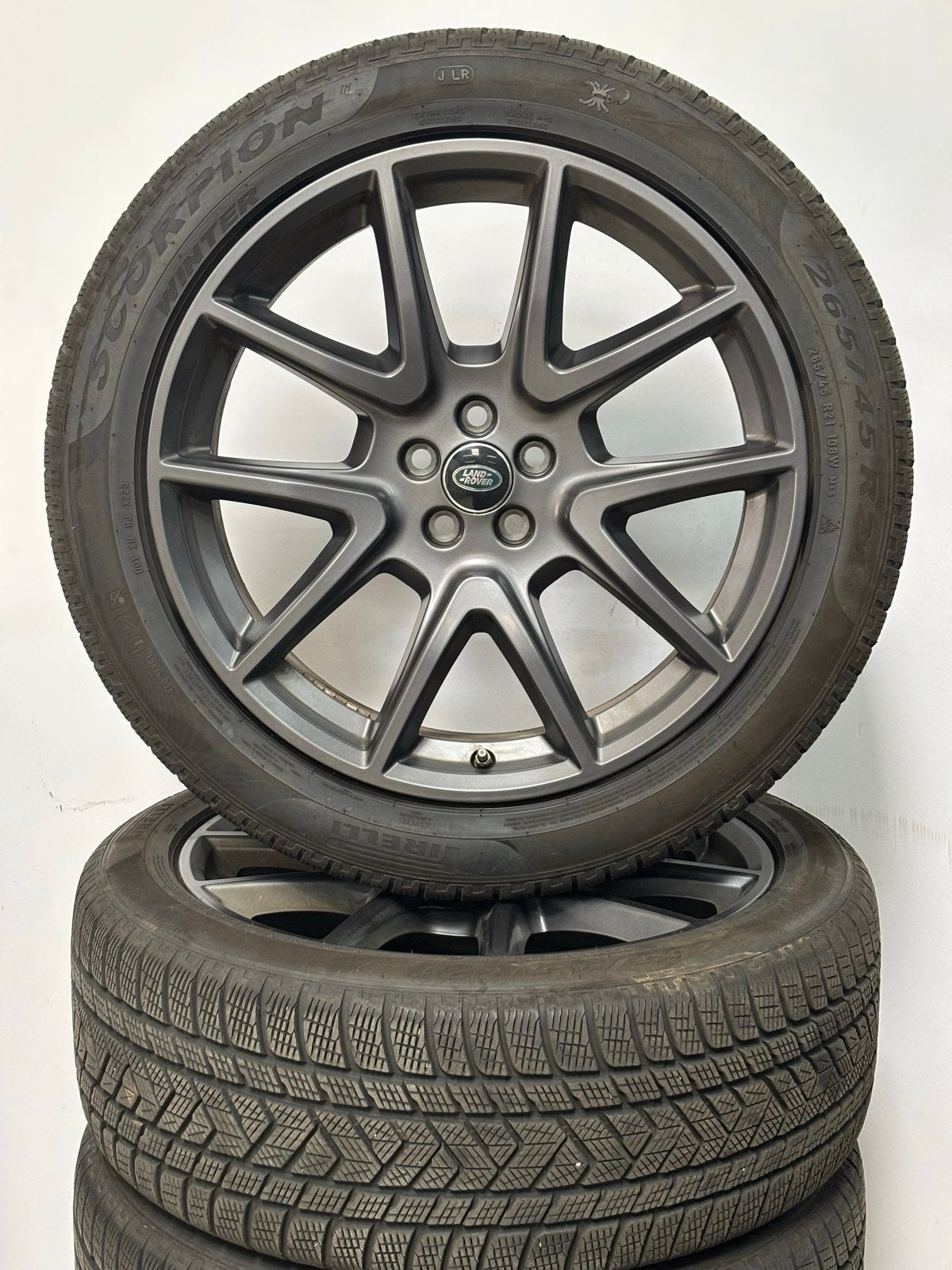 Originele Land Rover Range Rover Velar winterset 21 inch, Auto-onderdelen, Ophalen, Gebruikt, 265 mm, Banden en Velgen