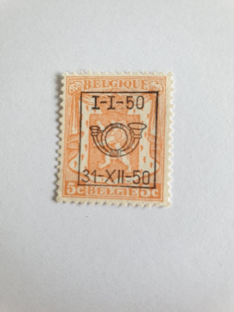 3223 belgie heraldieke leeuw 5c 1950, Verzenden