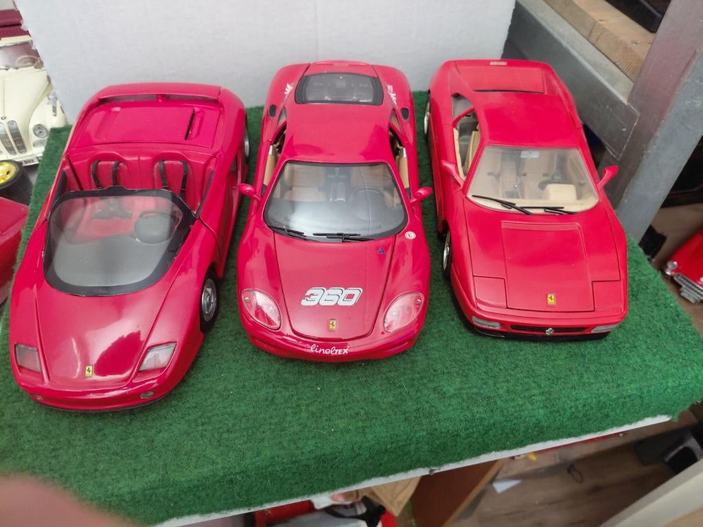 Set van 3 Ferrari modelauto's - diverse modellen, Ophalen, Gebruikt, Auto, Overige merken