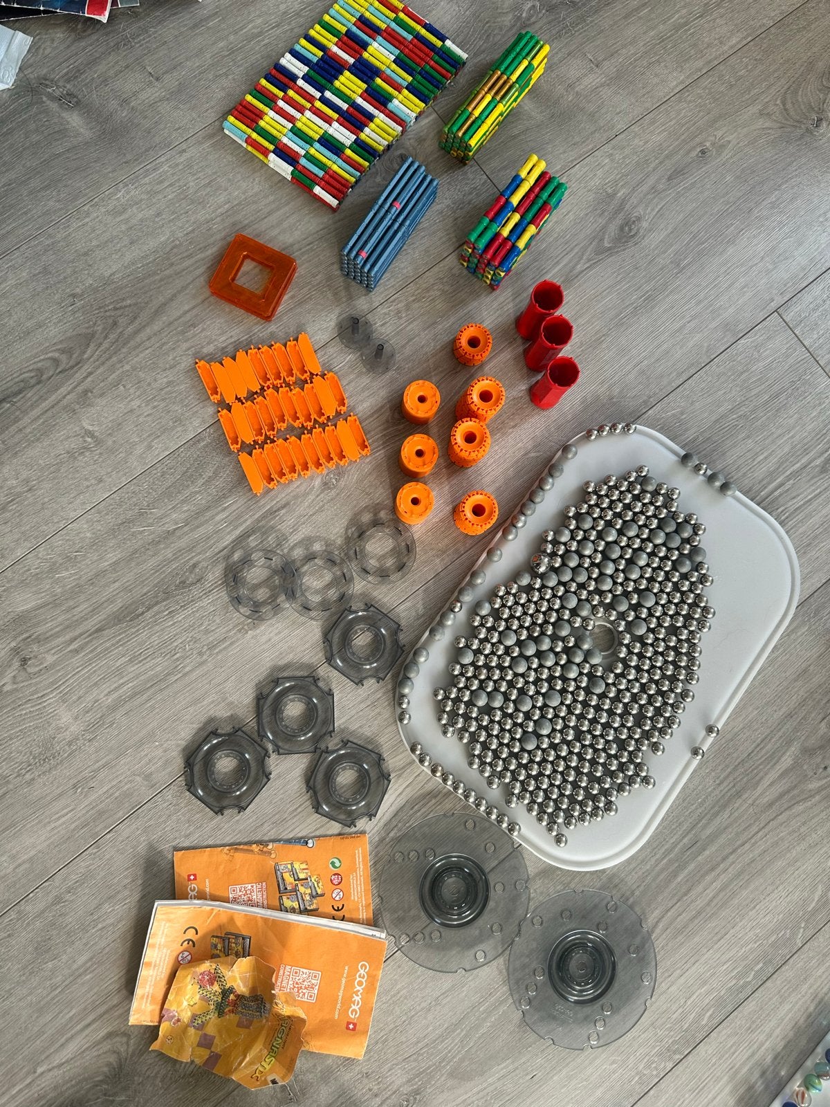 Grote partij Geomag en Magnastix magnetisch speelgoed, Ophalen of Verzenden, Gebruikt, Overige merken