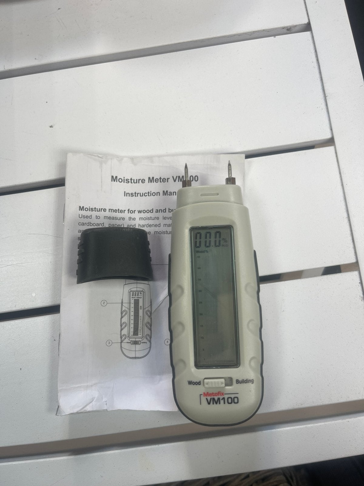 Vochtmeter nieuw inde doos, Ophalen, Zo goed als nieuw