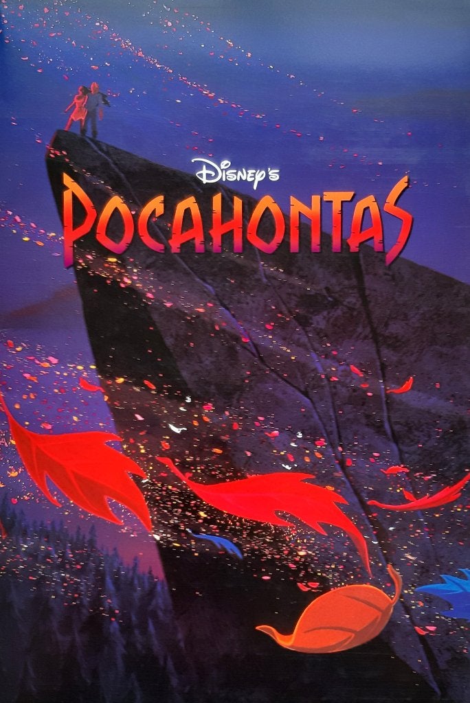 Pocahontas Disney promomap 1996 met 3 litho's - NIEUW, Ophalen of Verzenden, Pocahontas of Kl. Zeemeermin, Nieuw, Plaatje of Poster
