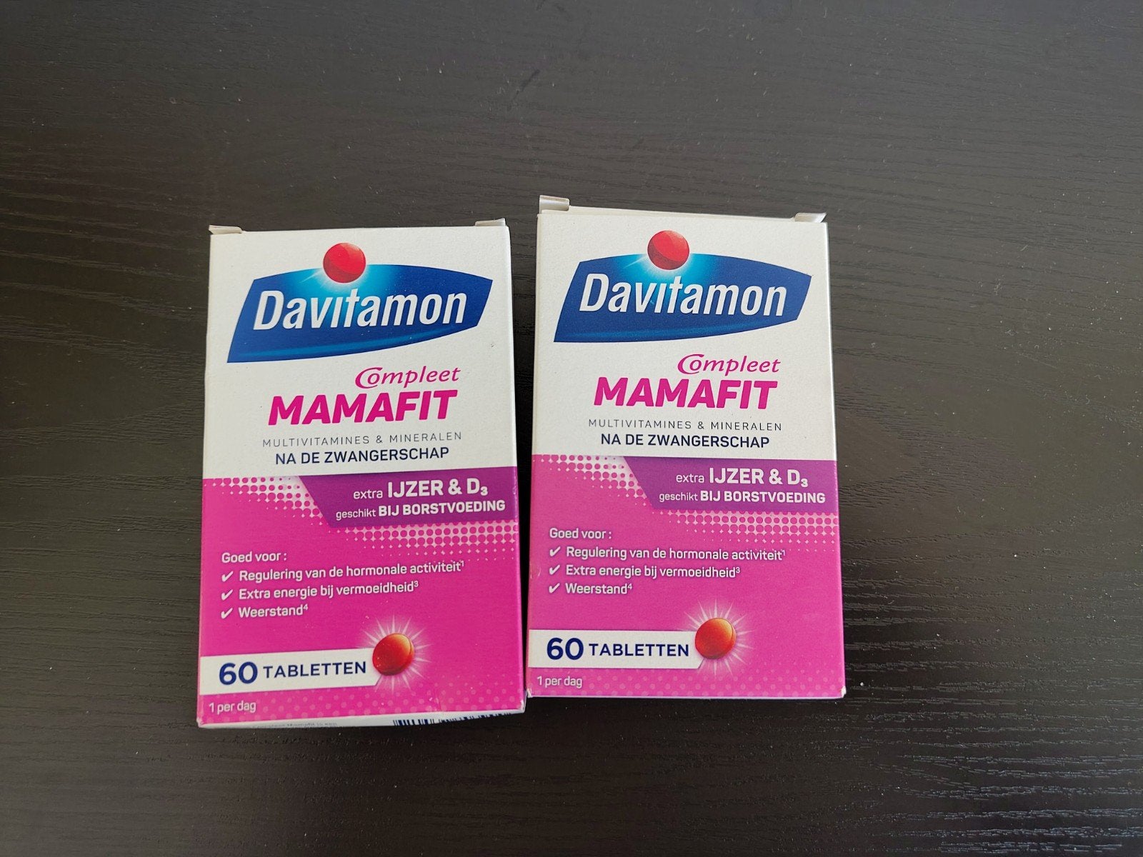 Mamafit supplementen: 1x nieuw (60) + 1x aangebroken (32), Ophalen of Verzenden, Nieuw, Overige typen