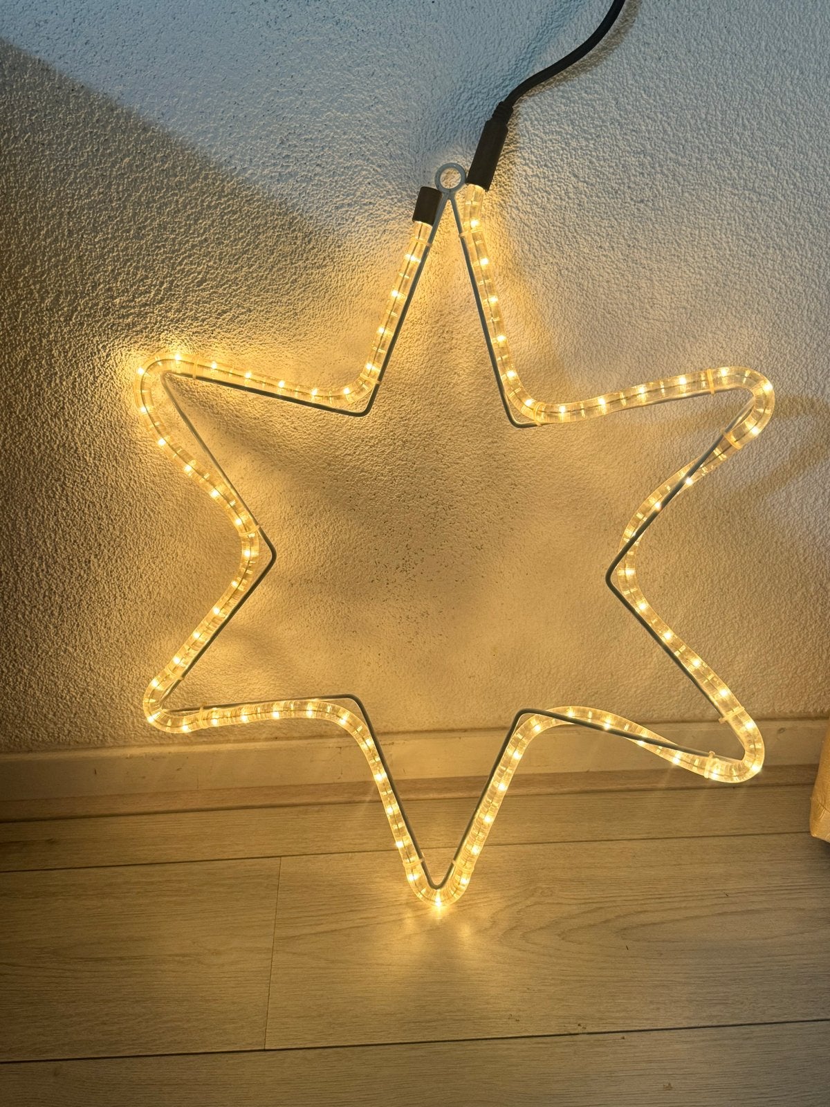 Kerstster met verlichting (Lichtslang) – ca. 55 cm, Diversen, Ophalen of Verzenden