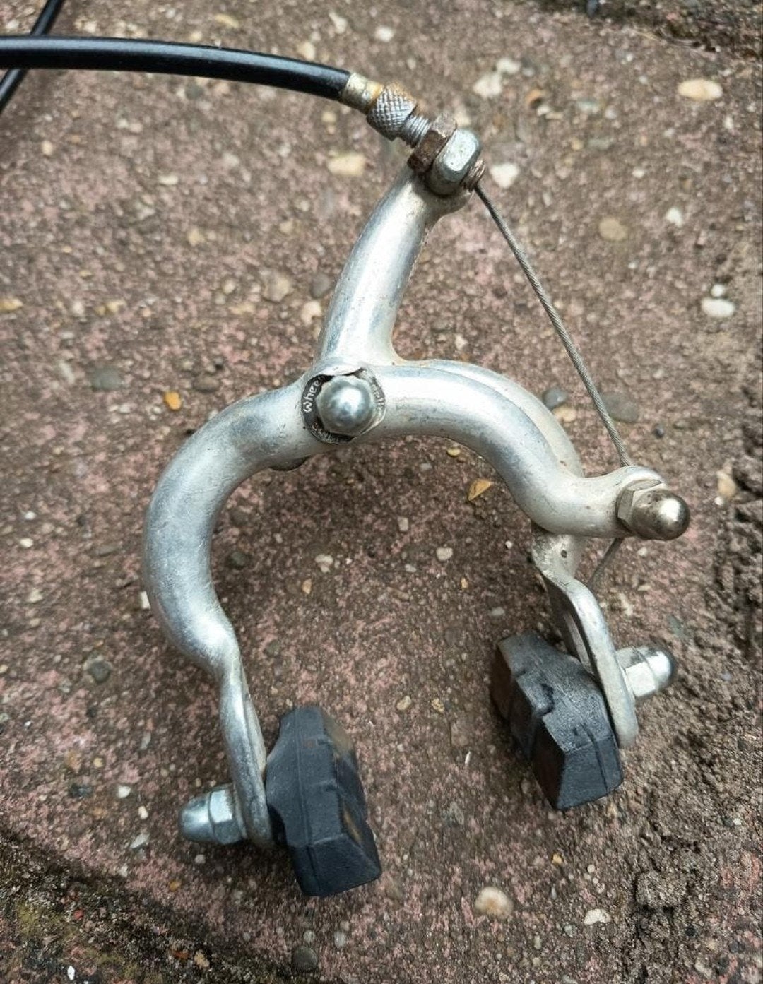 Fietsremmen met kabel en hendel voor vouwfiets/kinderfiets, Remmen, Gebruikt, Kinderfiets, Staal