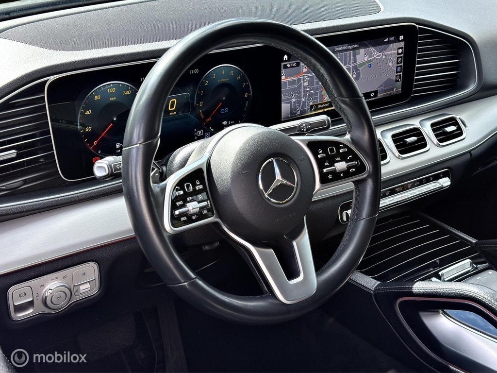 Mercedes GLE-klasse 350 e 4MATIC AMG Line |Elek. stoel|Leder, Auto's, Gebruikt, 4 cilinders, GLE, Zwart