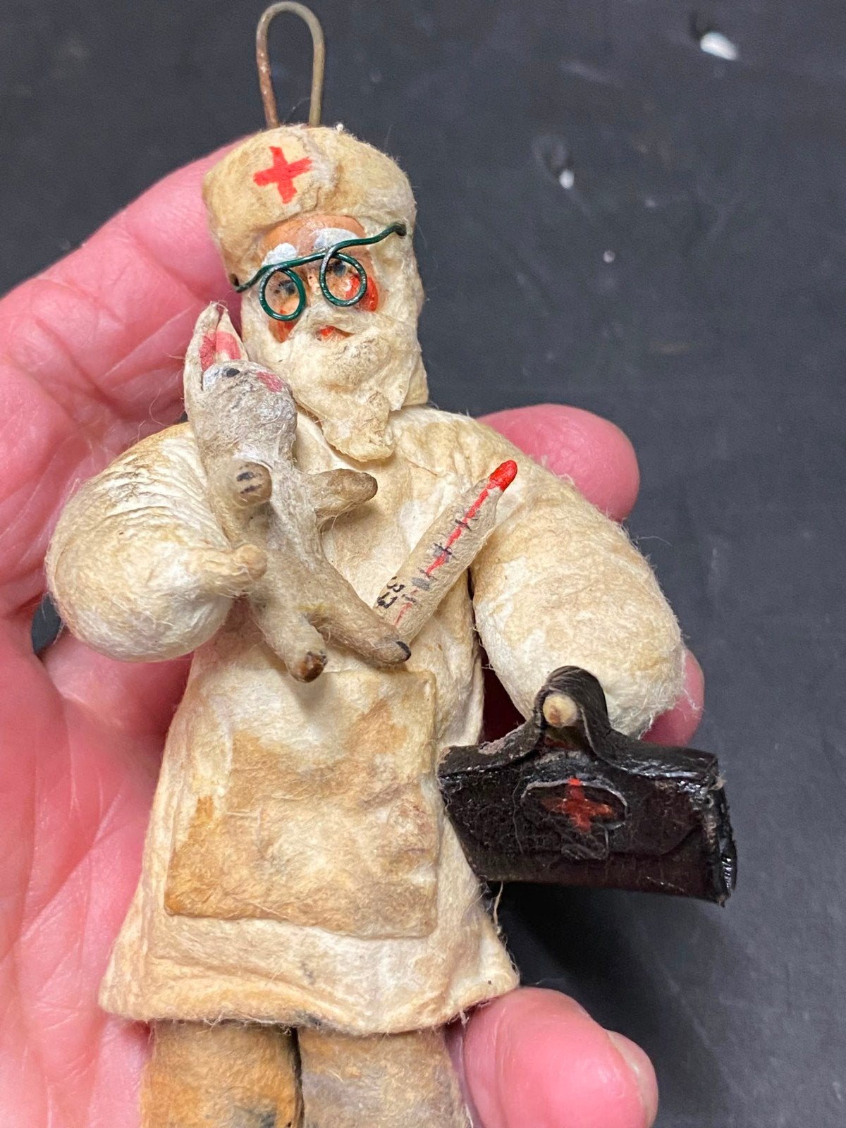 antieke kerstboomhanger dokter, Verzenden