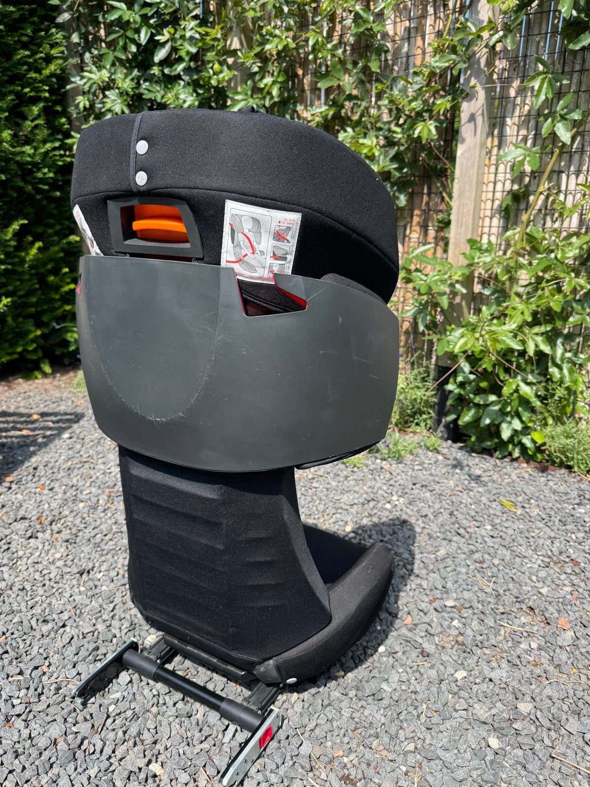 Cybex Silver Solution X-Fix autostoel - Zwart, Overige merken, 15 t/m 36 kg, Verstelbare rugleuning, Ophalen of Verzenden