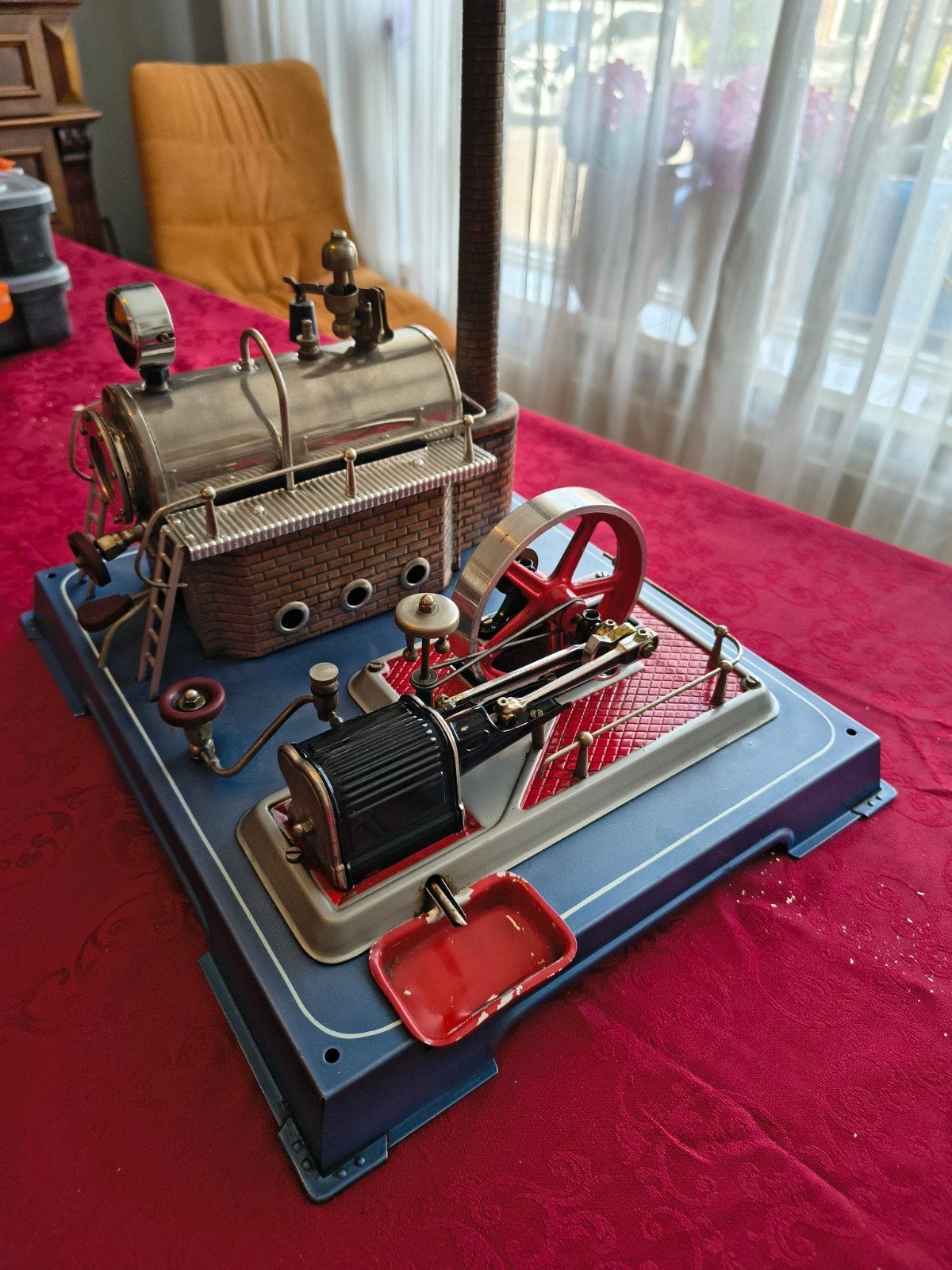 Wilesco D20 Stoommachine., Antiek en Kunst, Antiek | Speelgoed, Ophalen of Verzenden