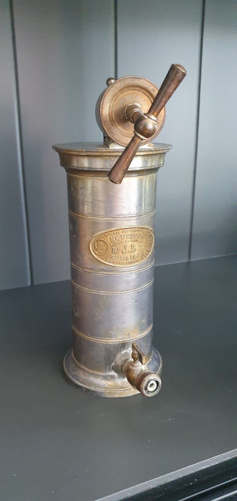 Doktersinstrument Eguisier No J.L.2 Medaille L'exposition, Antiek en Kunst, Antiek | Gereedschap en Instrumenten, Ophalen of Verzenden