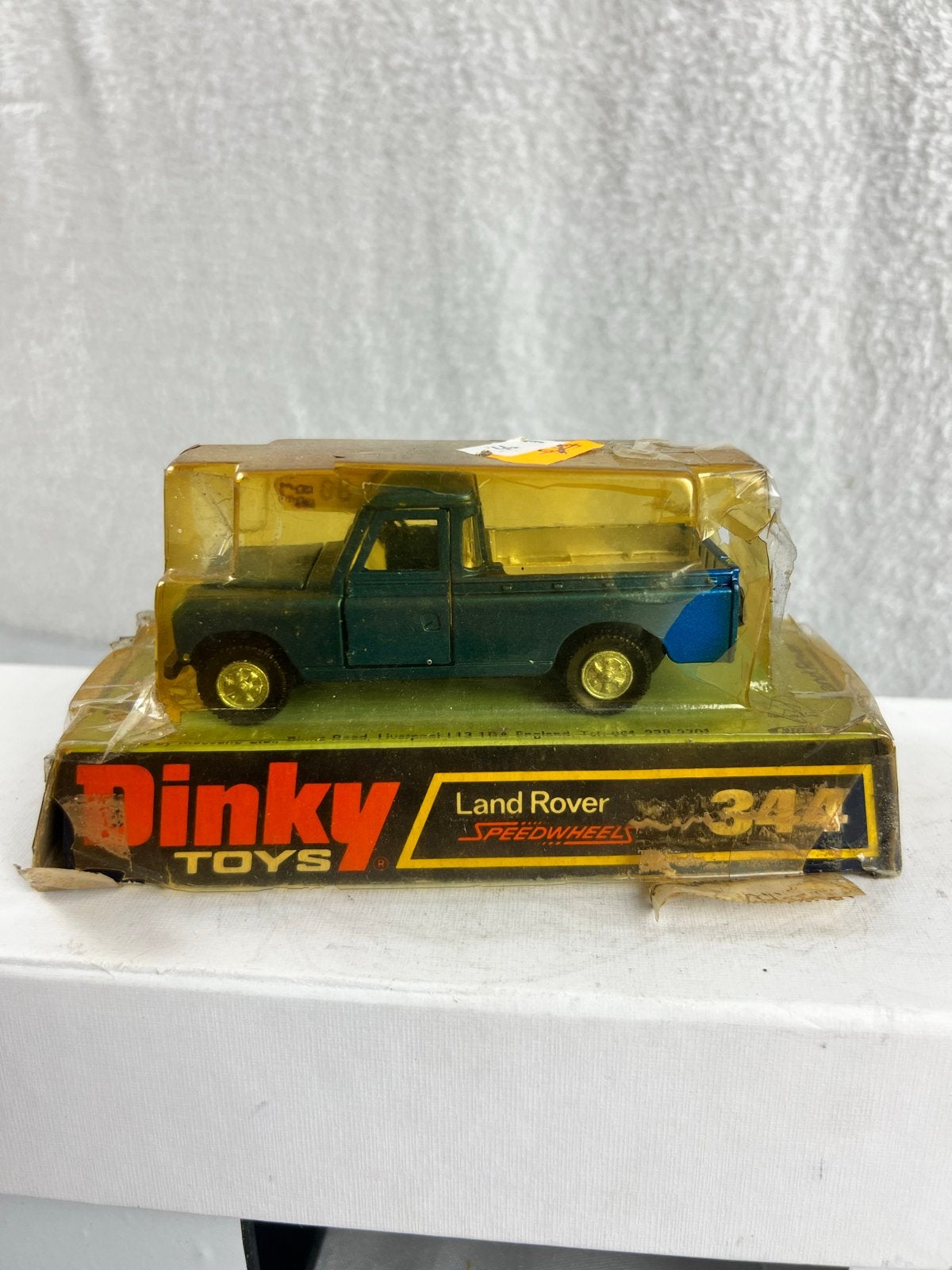 Dinky Toys 344 Land Rover Speedwheels - Vintage Speelgoedaut, Ophalen of Verzenden, Gebruikt, Auto