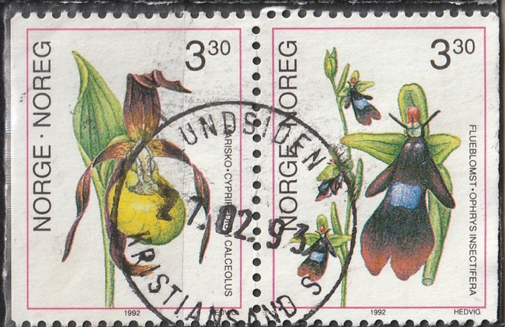 Noorwegen Michel nr. 1088-1089 Gebruikt Paar, Postzegels en Munten, Postzegels | Europa | Scandinavië, Verzenden, Noorwegen, Gestempeld