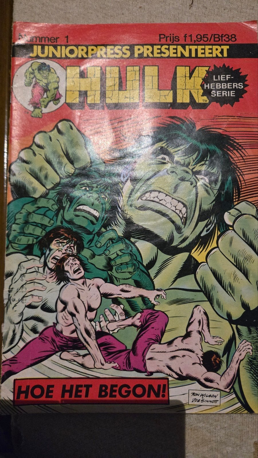 Diverse Oude Strips met Zeldzame Hulk Nummer 1, Boeken, Ophalen of Verzenden