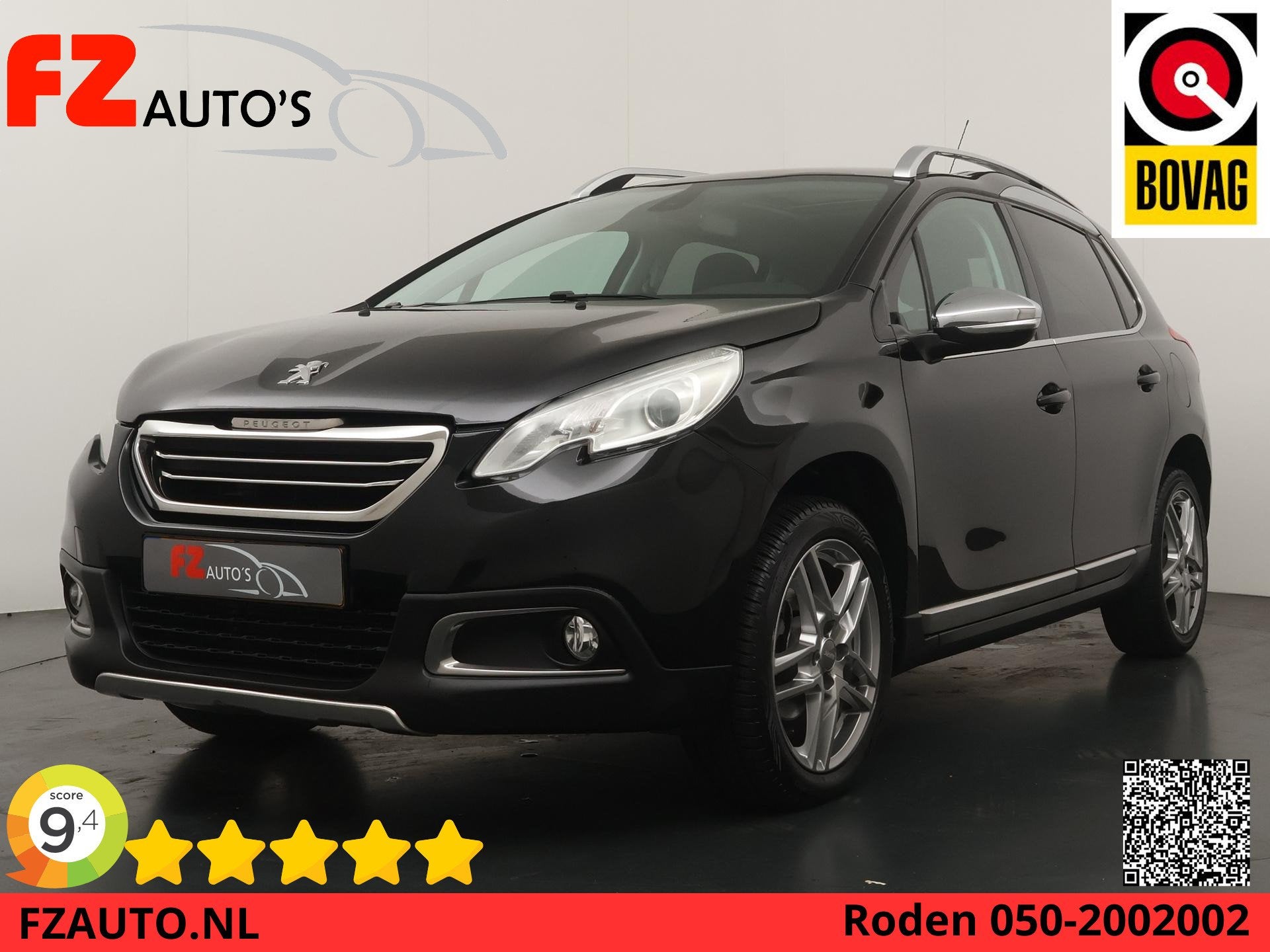 Peugeot 2008 1.2 PureTech Allure - Navigatie - Climate Contr, Auto's, Gebruikt, Euro 6, 1270 kg, Leder
