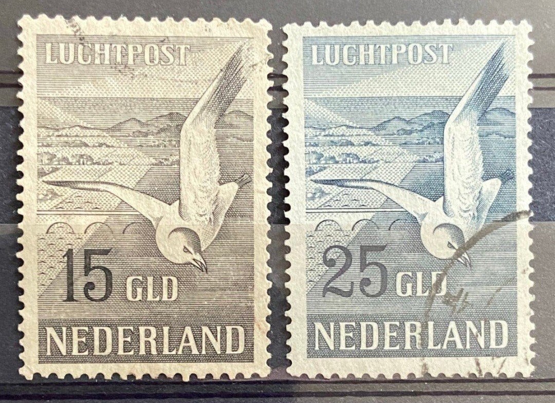 NVPH LP12 LP13 Luchtpost Prachtig Gestempeld, Postzegels en Munten, Postzegels | Nederland, Ophalen of Verzenden