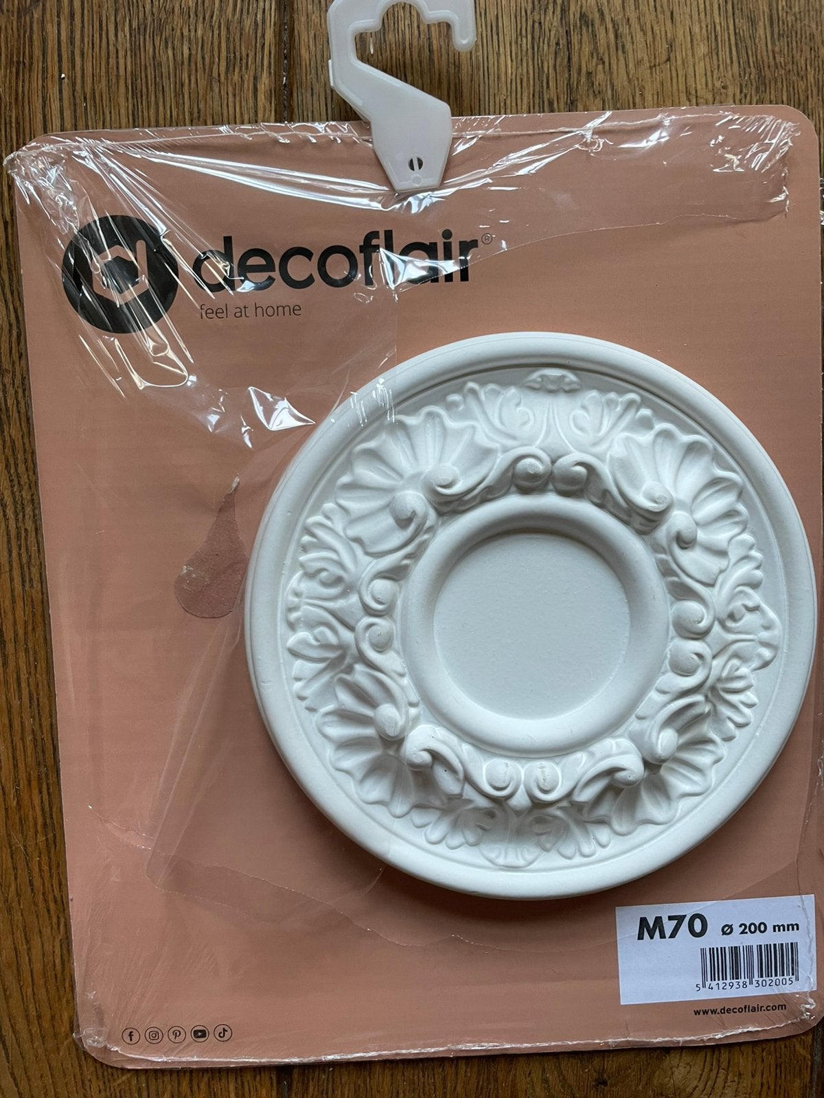 Decoflair Rozet diameter 20cm kleur wit Hornbach, Ophalen of Verzenden, Zo goed als nieuw