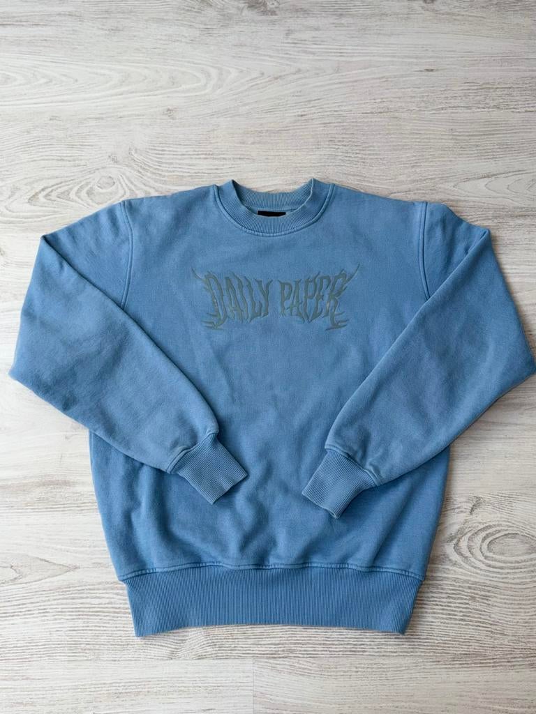 Daily Paper sweater lichtblauw maat XS, Kleding | Heren, Truien en Vesten, Ophalen of Verzenden, Zo goed als nieuw