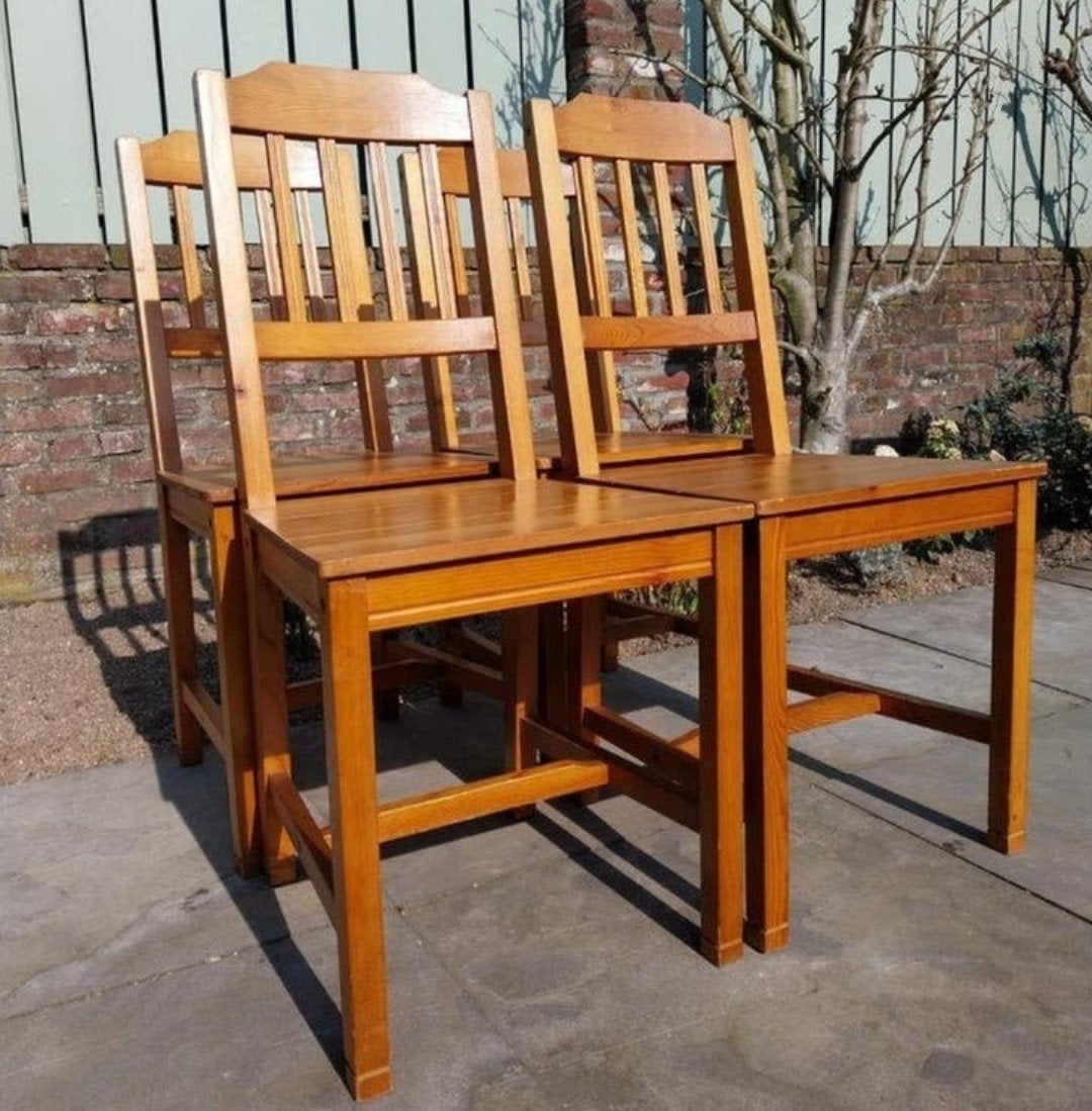 Ikea Jokk  4 stuks stoelen.
Eetkamer stoelen vintage, Bruin, Nieuw, Ophalen of Verzenden, Vier
