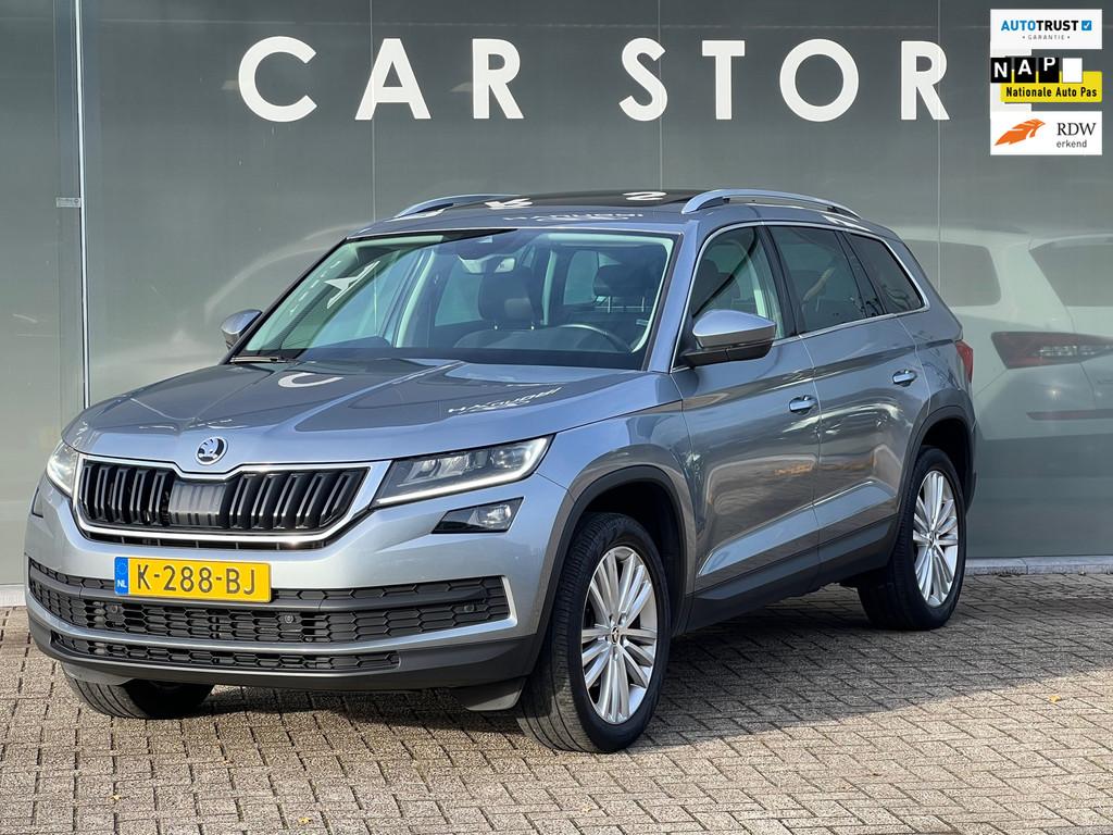 Skoda Kodiaq 1.5 TSI DSG 7p. PANORAMADA DAK CAMERA ADAPT. CR, 4 cilinders, 150 pk, 7 stoelen, Origineel Nederlands