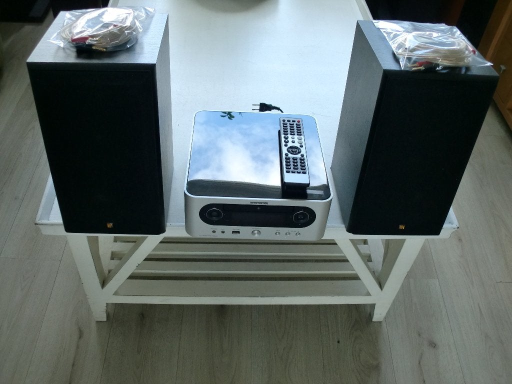 Marantz M-CR603 + kef Luidsprekers onderhoud gehad top set., Audio, Tv en Foto, Stereo-sets, Refurbished, Cd-speler, Tuner of Radio