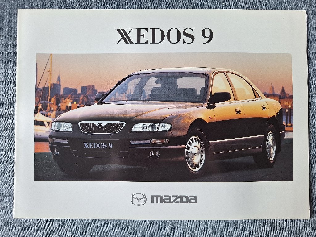 Brochure XEDOS 9 - 1998 NL, Verzenden, Zo goed als nieuw, Mazda