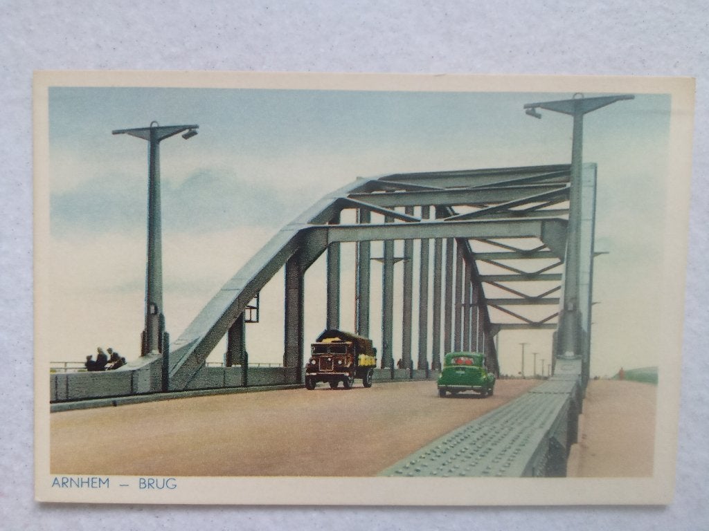 Arnhem Rijnbrug, Verzamelen, Militaria | Tweede Wereldoorlog, Ophalen of Verzenden, Overige soorten, Nederland, Foto of Poster
