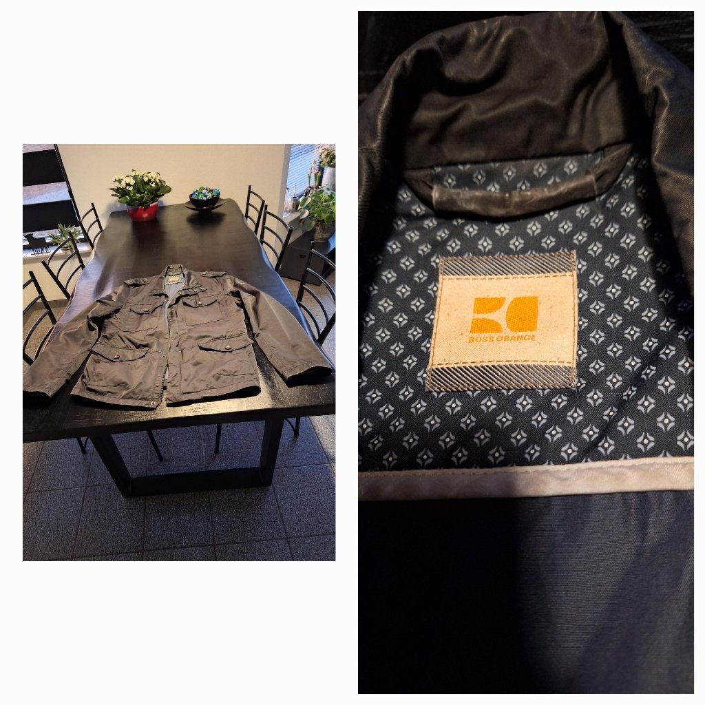 Herenjas Hugo Boss Orange maat L zwart, Maat 52/54 (L), Zwart, Ophalen of Verzenden, Hugo Boss