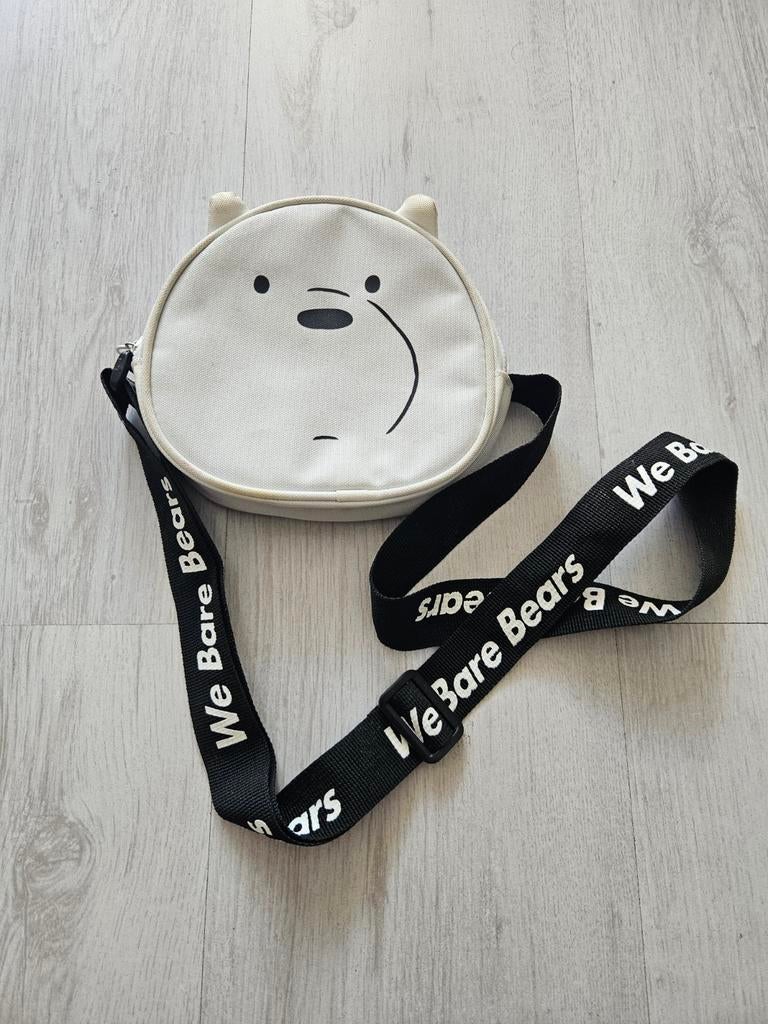Leuke We Bare Bears schoudertasje - miniso, Ophalen of Verzenden, Gebruikt, Wit, Overige merken
