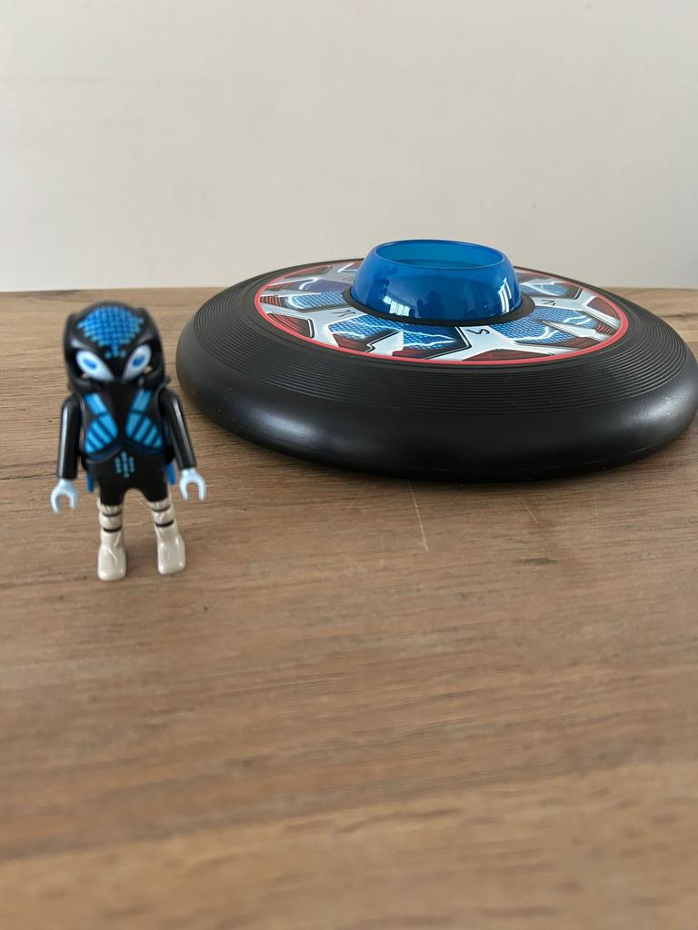 Playmobil Vliegende schotel met alien - 6182, Ophalen of Verzenden, Zo goed als nieuw, Complete set