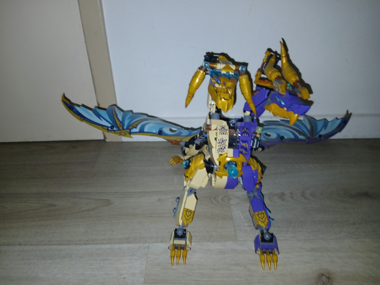 Lego Ninjago Waterdraak (71754) met poppetjes, Ophalen of Verzenden, Gebruikt, Overige merken