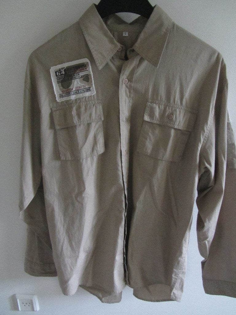 NIEUWE sportieve damesblouse van katoen 44, Kleding | Dames, Ophalen of Verzenden, Nieuw, Maat 42/44 (L), Beige