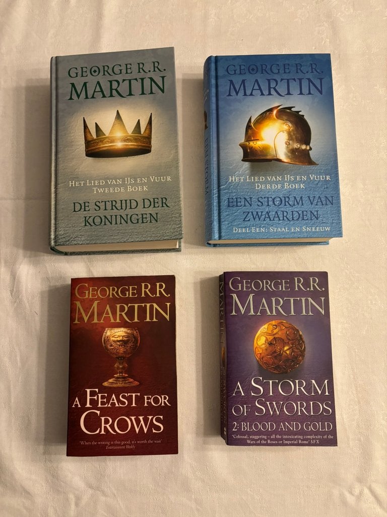 De Strijd der Koningen Game of Thrones 4 boeken set!, Boeken, Ophalen of Verzenden, Zo goed als nieuw, George r.r. Martins