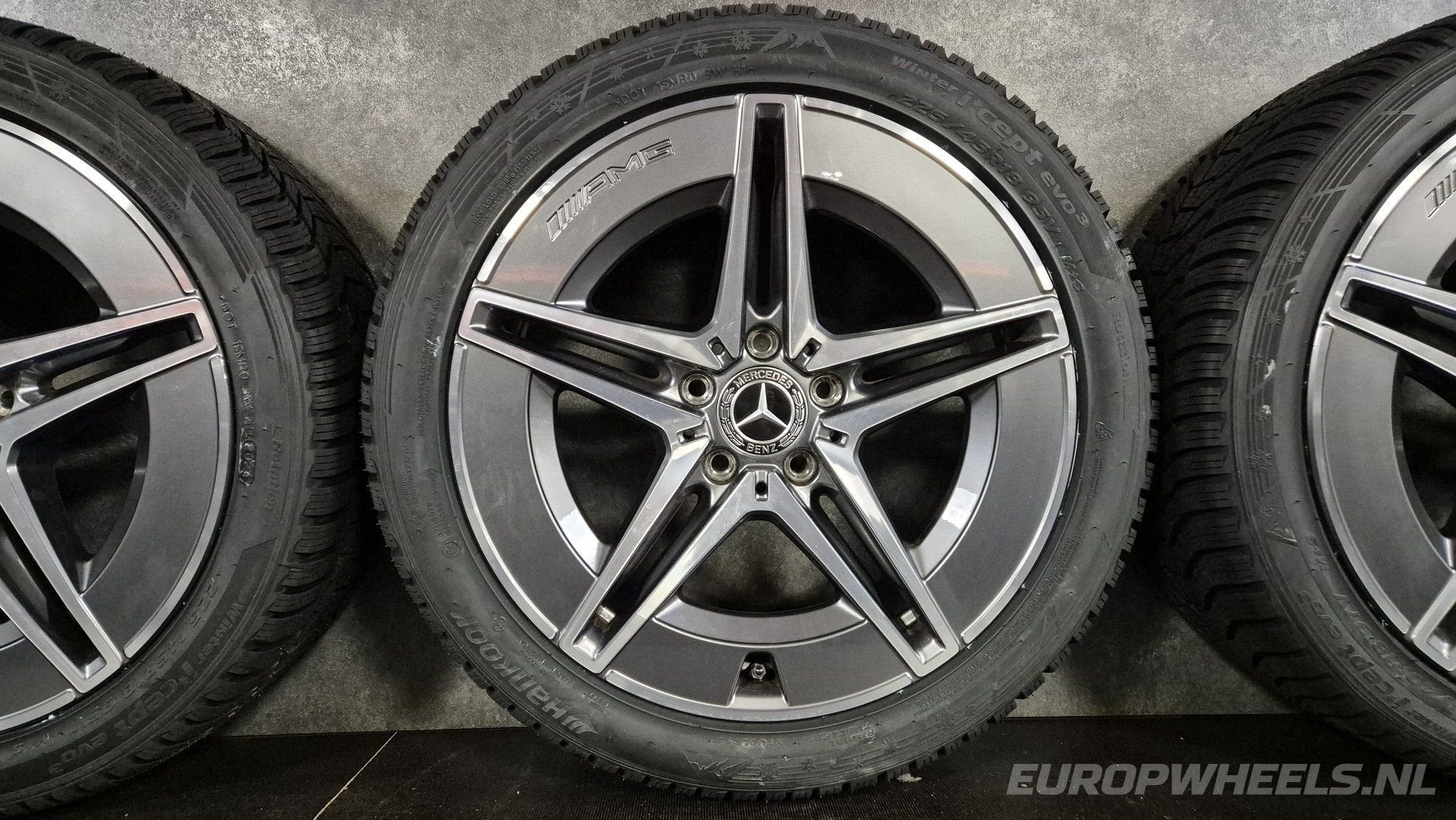 18 inch Mercedes velgen C W206 S206 winterbanden 300E 400E, 18 inch, Gebruikt, -, -