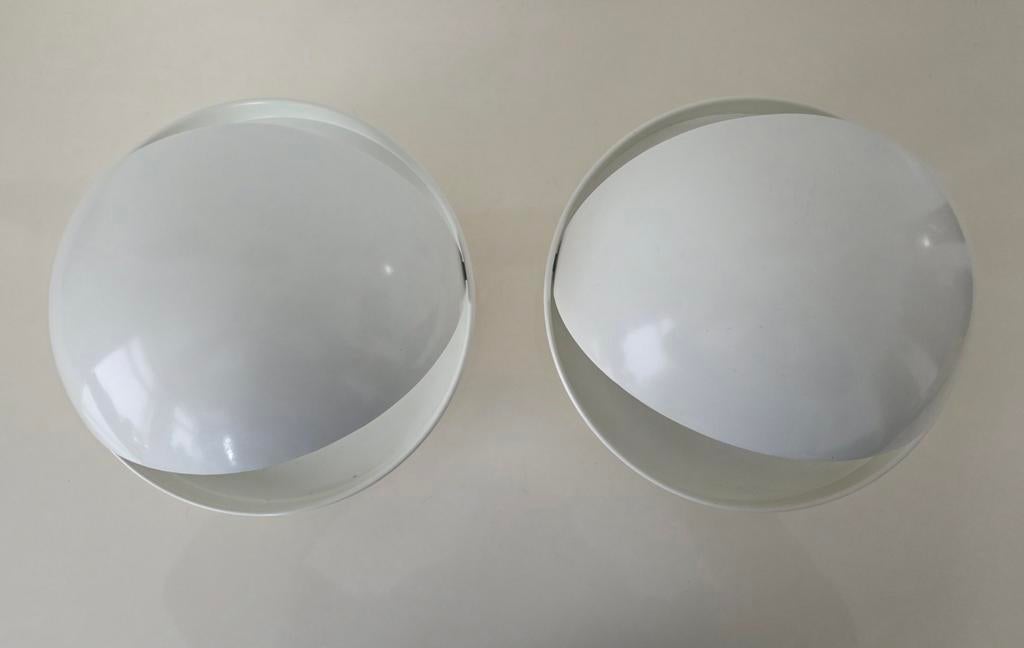 2 vintage Dijkstra Eclipse lampen met vertelbare kappen, Huis en Inrichting, Lampen | Wandlampen, Ophalen of Verzenden, Gebruikt
