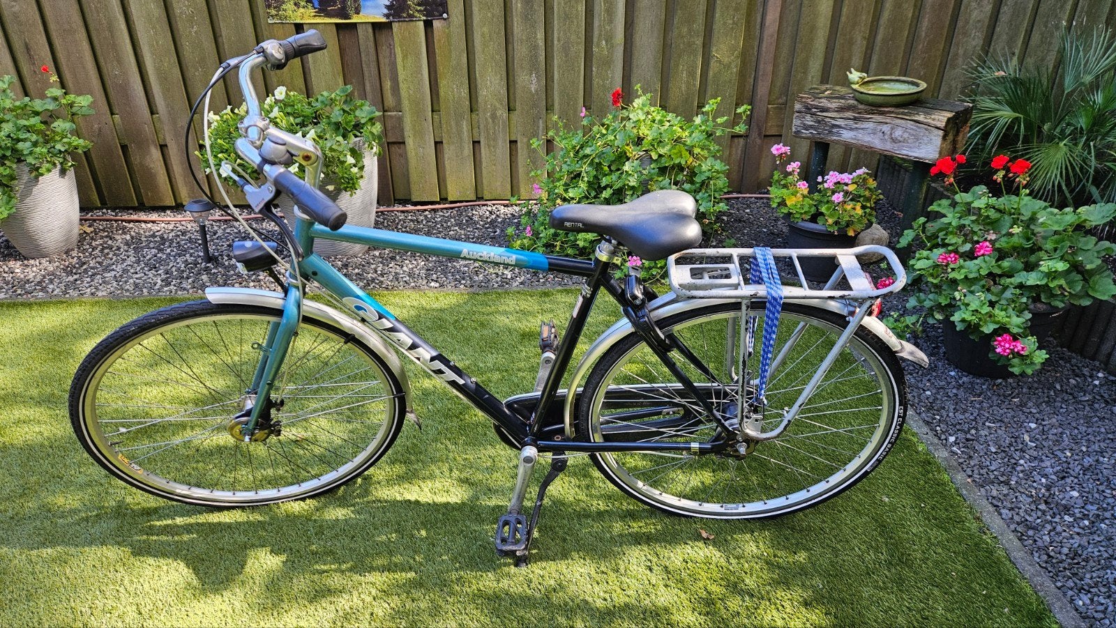 heren fiets 28inch fr 52 GIANT AUCKLAND, Fietsen en Brommers, Versnellingen, 49 tot 53 cm, Zo goed als nieuw, Giant