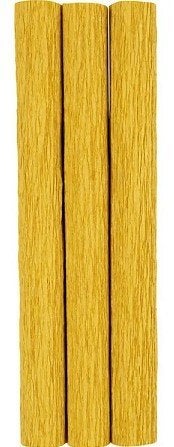 Crêpepapier 105 grams curry 3 rolletjes 25 x 60 cm per rol, ., Geel, Nieuw, Ophalen of Verzenden