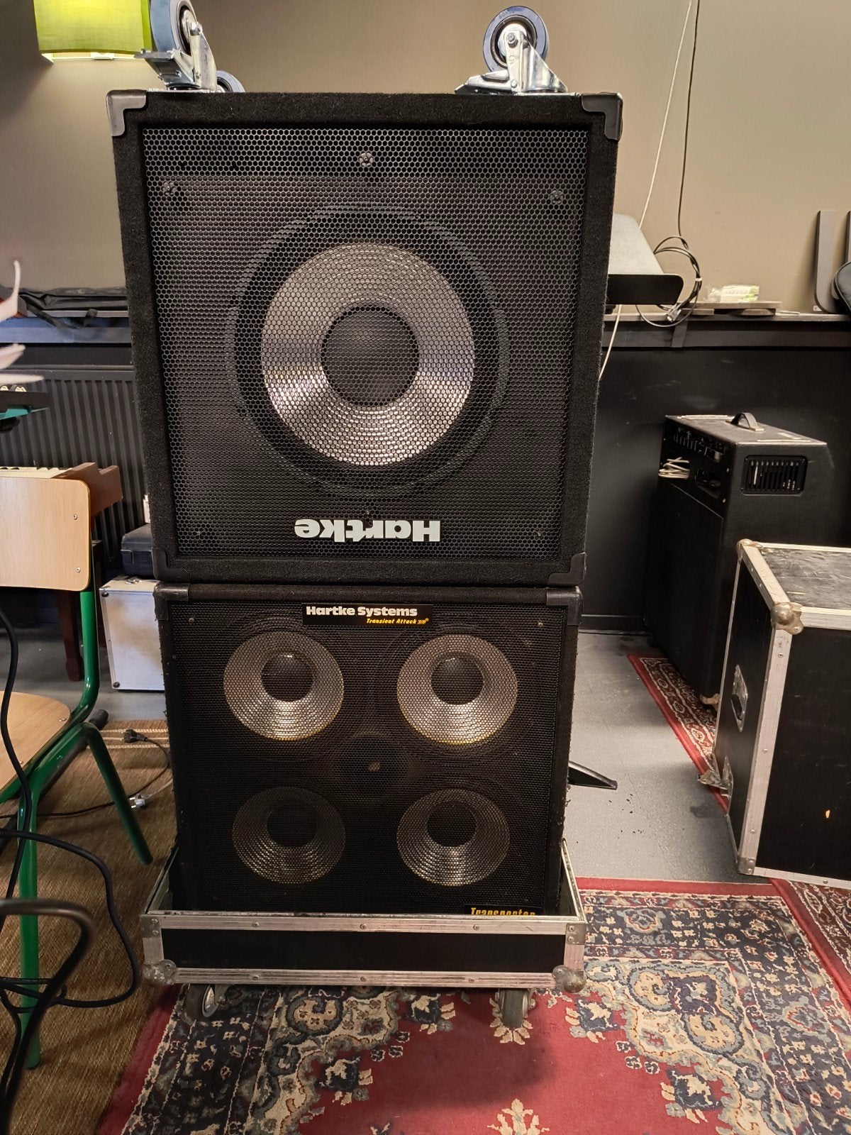 Hartke 1x15 XL Series Basgitaar Speakerkast, Ophalen of Verzenden, Zo goed als nieuw, Basgitaar, 100 watt of meer