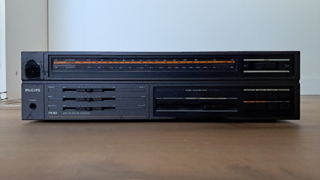 Philips FR152 receiver, Ophalen of Verzenden, Gebruikt, Minder dan 60 watt, Overige merken