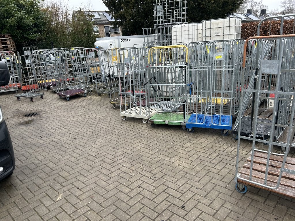 Rolcontainers | 2-heks rolcontainers, 100 liter of meer, Ophalen, Gebruikt, Transportkar