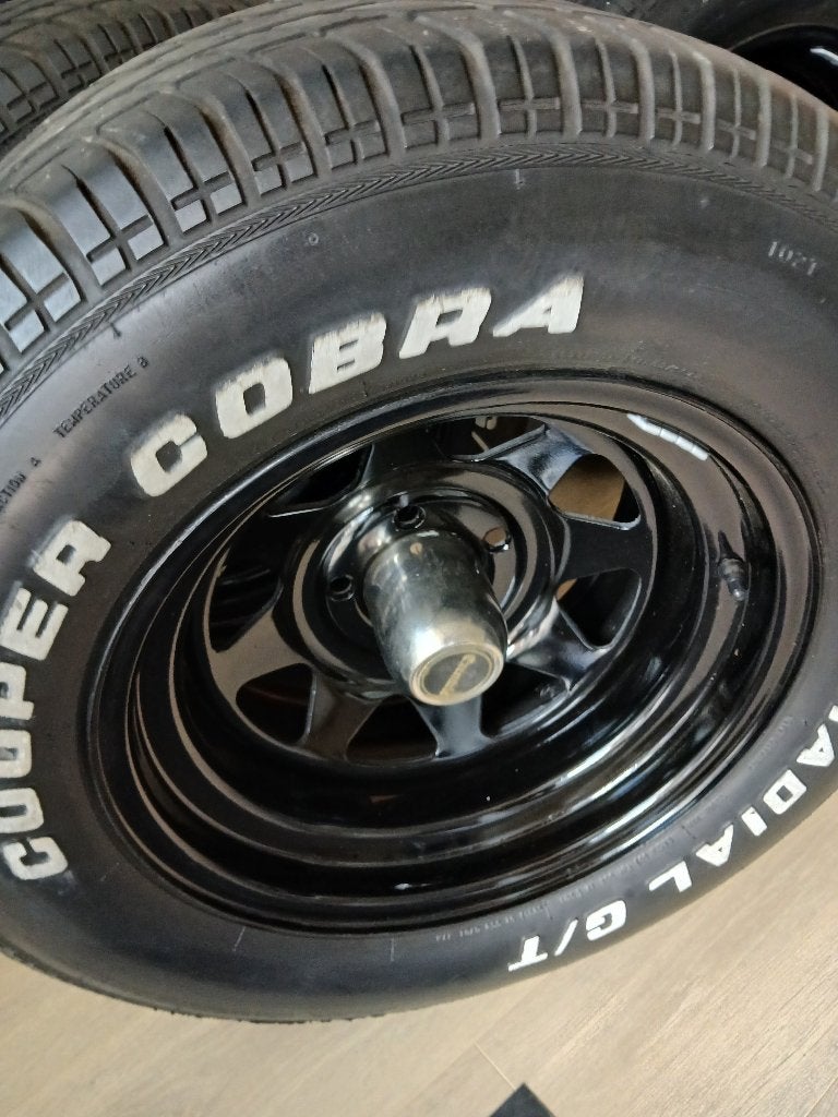 MOPAR Velgen American racing 5x4,5 WOLFRACE 12j Chevy 5x4,75, Ophalen, Gebruikt, All Season, Band(en)